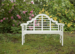 Lutyens Bench - White white